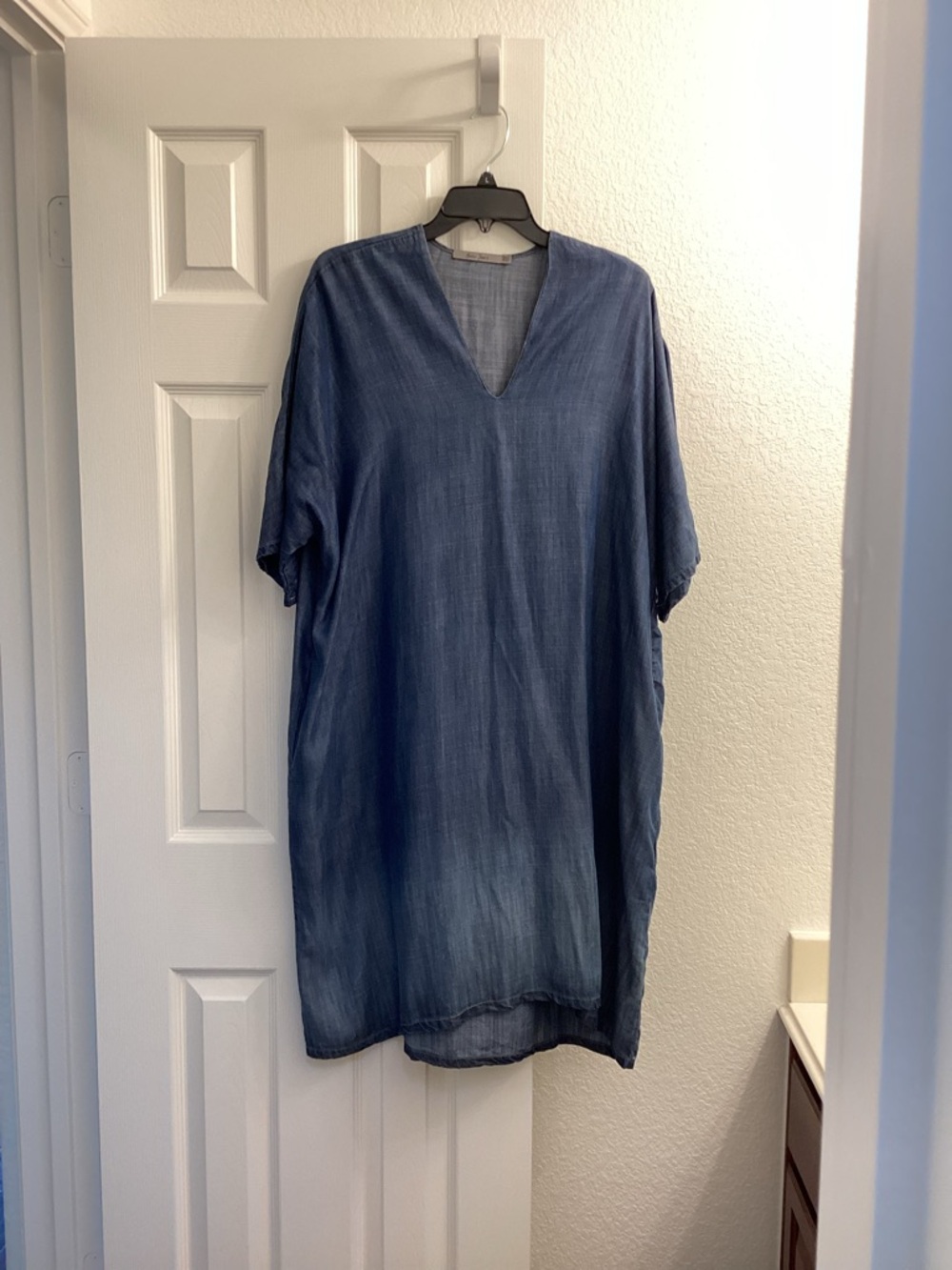 Ombre dress- denim blue